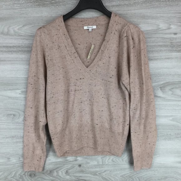 Madewell Sweaters - NWT MADEWELL TEXTURED V NECK SWEATER